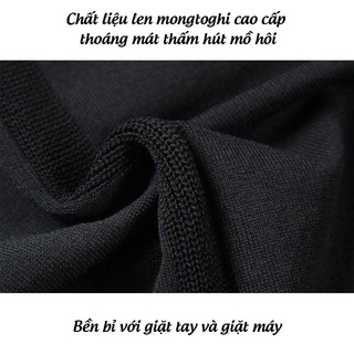Áo polo nam len mongtoghi hàn quốc mềm mịn thoáng mát ABABA - ABA-POLOLEN