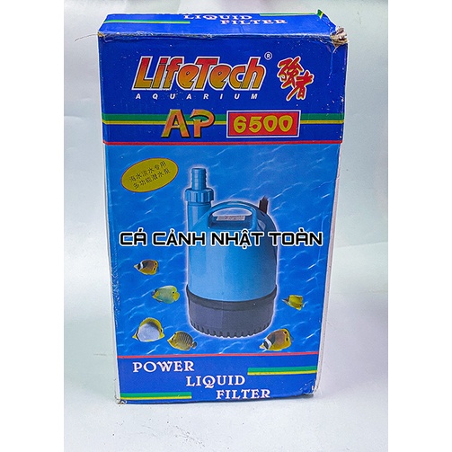 MÁY BƠM NƯỚC HỒ CÁ LIFETECH AP 6500 100W 2M6 3800L/H