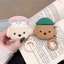 Ốp bảo vệ AirPods 4/Pro/2 silicone/TPU họa tiết chó dễ thương 2024, dành cho Apple