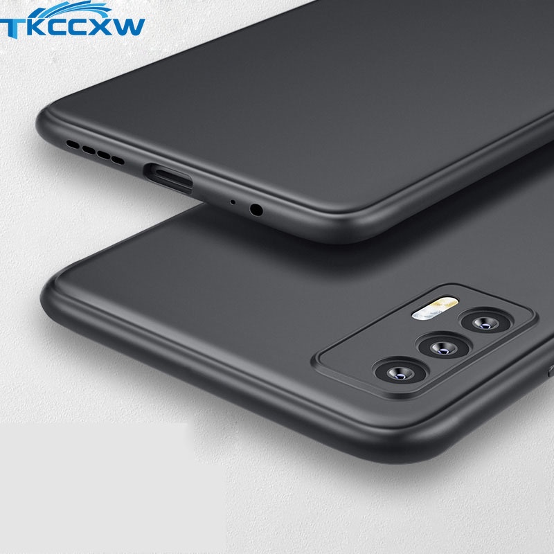 Ốp điện thoại silicon đen mềm nhám mỏng cho Realme 8 Pro GT Master Edition Q3i Q3 Pro Carnival GT Neo C11 C20A C21 C20