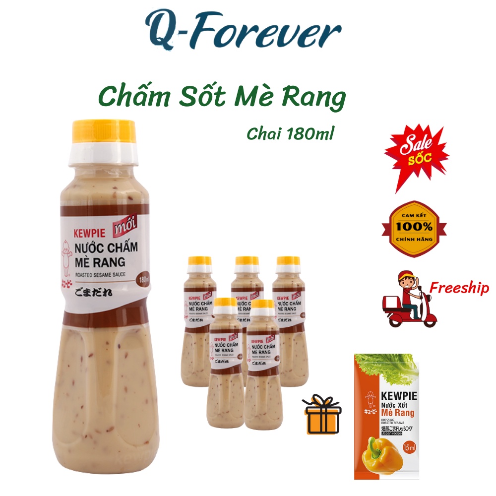 Nước Chấm Mè Rang Chính Hãng KEWPIE chai 180ml . Q-FOREVER .Cho món rau ...