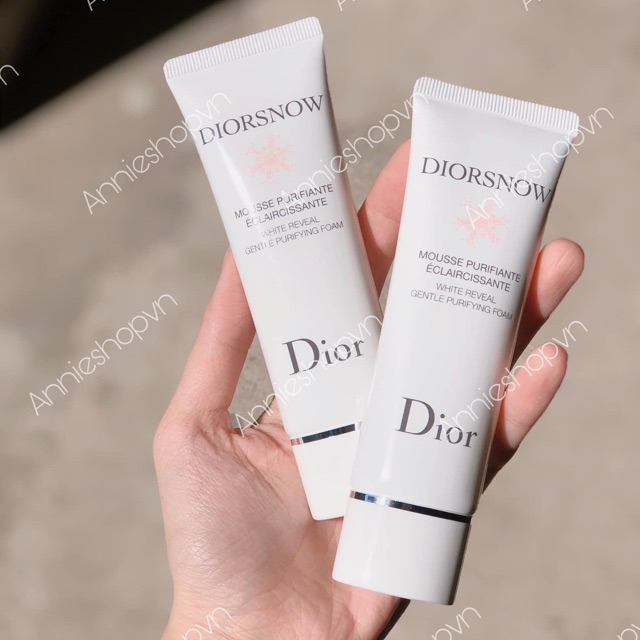 S a r a m t tr ng m n da DIOR SNOW WHITE REVEAL GENTLE PURIFYING FOAM Shopee Vi t Nam