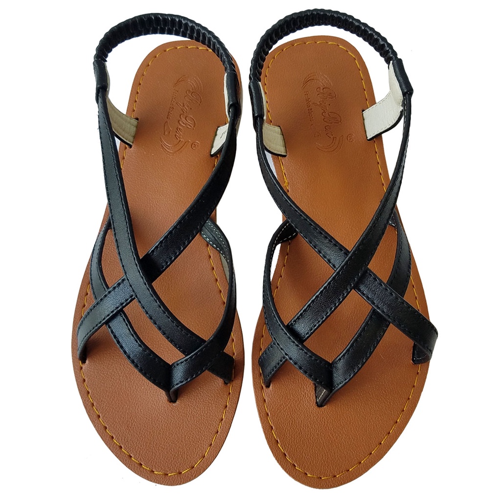Giày Sandal Nữ Da Bò Thật BIGGBEN Cao Cấp HKD574