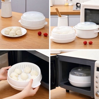 Khay hấp thực phẩm 5625 nhựa Việt Nhật dùng cho lò vi sóng Cam Homeware