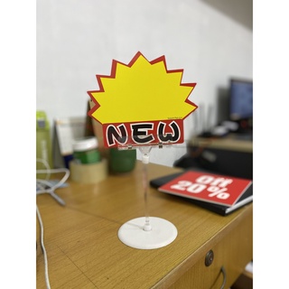 Chân đế nhựa, Kẹp để bàn, chân đế kẹp hình in, wobbler để bàn - MÀU TRONG SUỐT - ĐỦ KÍCH THƯỚC