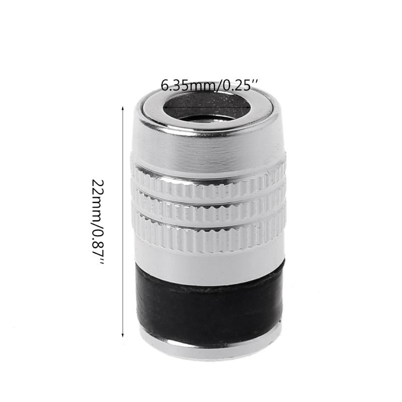 Magnetic Ring 1/4" 6.35mm Metal Strong Magnetizer Screw Electric Phillips Screwd
