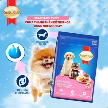 Thức ăn hạt cho chó Smartheart Puppy 400g - Thức ăn cho chó con