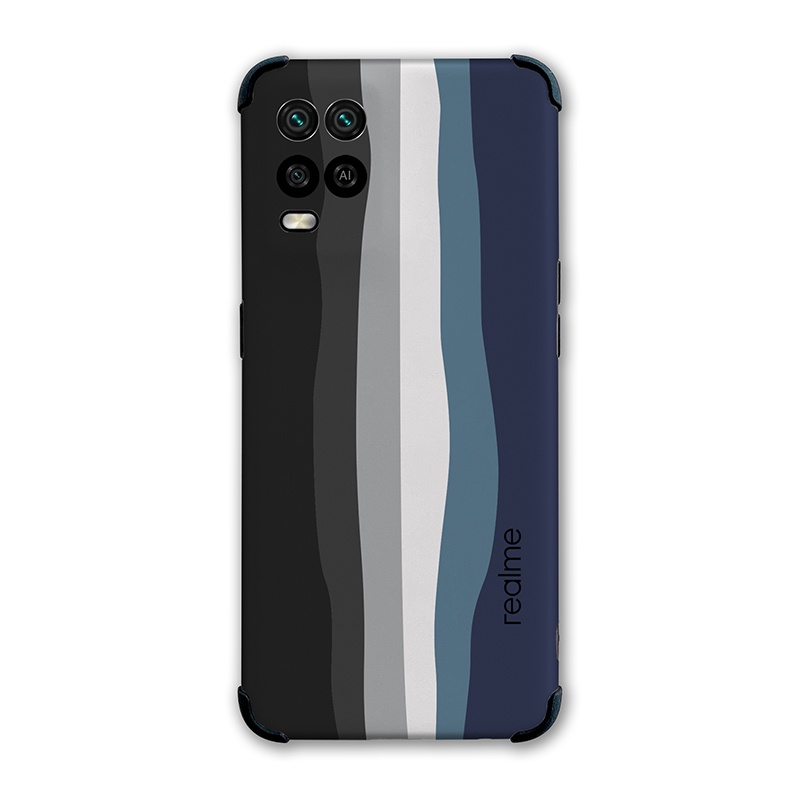 Ốp Điện Thoại Silicon Màu Sắc Cầu Vồng Gradient Cho OPPO Realme 8 Pro 4G C21 8I 9I Narzo 50