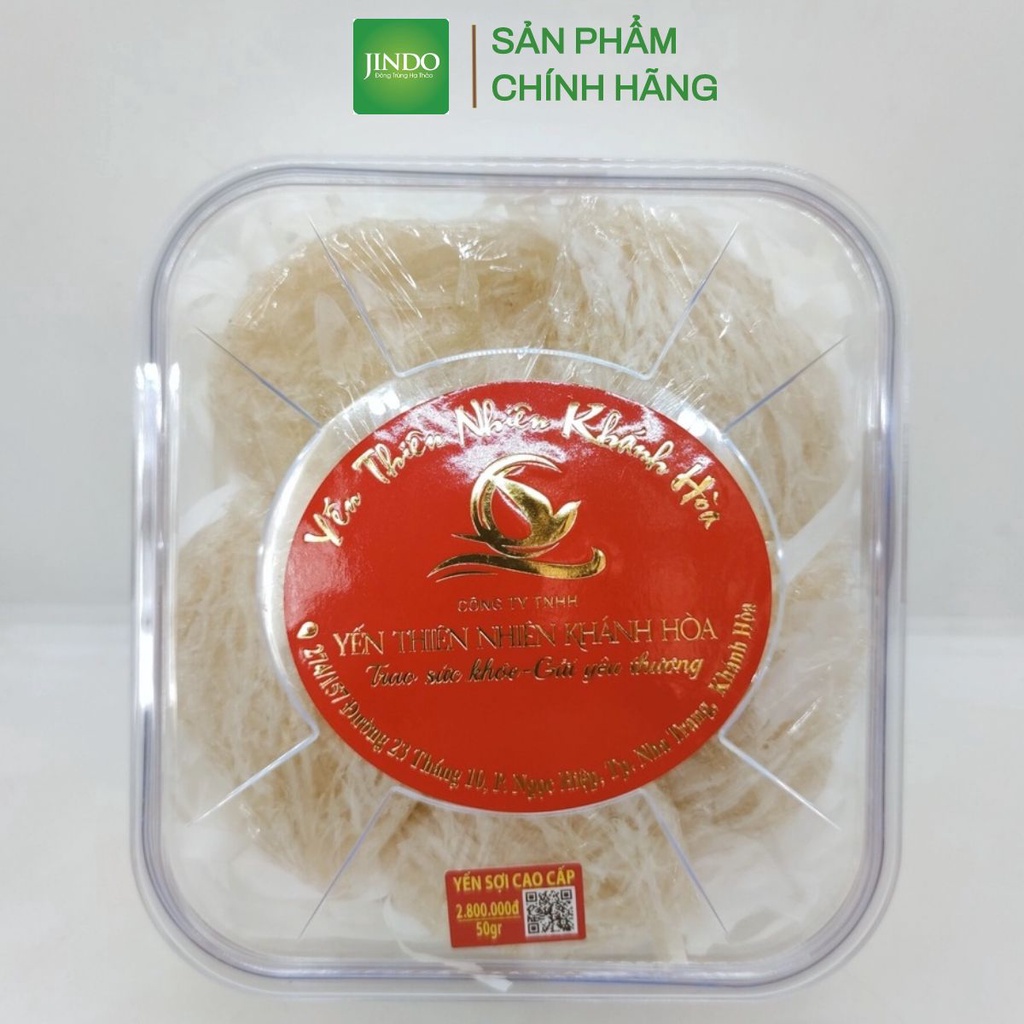 Yến sào Khánh Hòa cao cấp JINDO đệ nhất yến 50g hỗ trợ cải thiện sức khỏe
