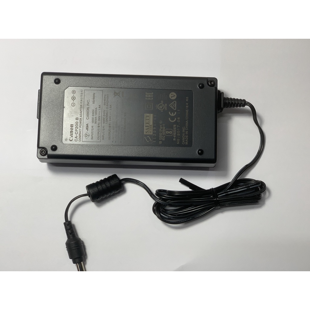 Onerbl Adaptateur AC/DC de rechange pour imprimante photo compacte Canon Selphy CP900 CP910 CG-CP200 Câble d'alimentation secteur PSU