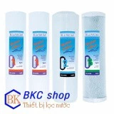 Bộ sản phẩm 4 lõi lọc (02 lõi lọc số 1 & 01 lõi lọc 2 & 01 lõi lọc số 3) 10 inch - bkc1035