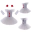 Bộ váy chú hề lưới bắt mắt cho trang phục Halloween cho trẻ em