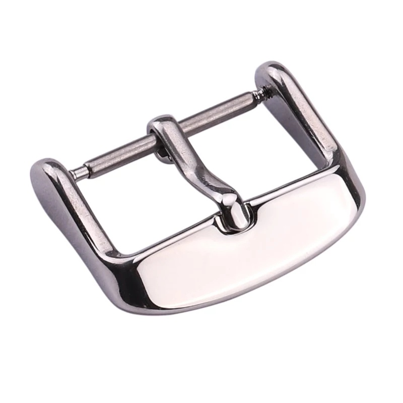 Khóa đồng hồ thép không gỉ 316 - Đủ size 10/12/14/16/18/20/22/24mm - Longdo Leather