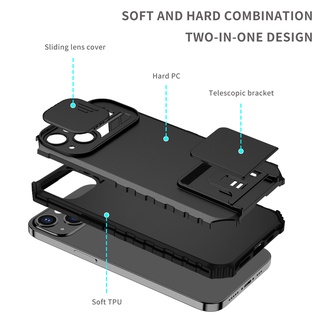 Ốp Điện Thoại Siêu Mỏng Chống Sốc Có Thanh Trượt Bảo Vệ Camera Cho iphone 13 Pro Max 7 8 Plus X Xs Max XR