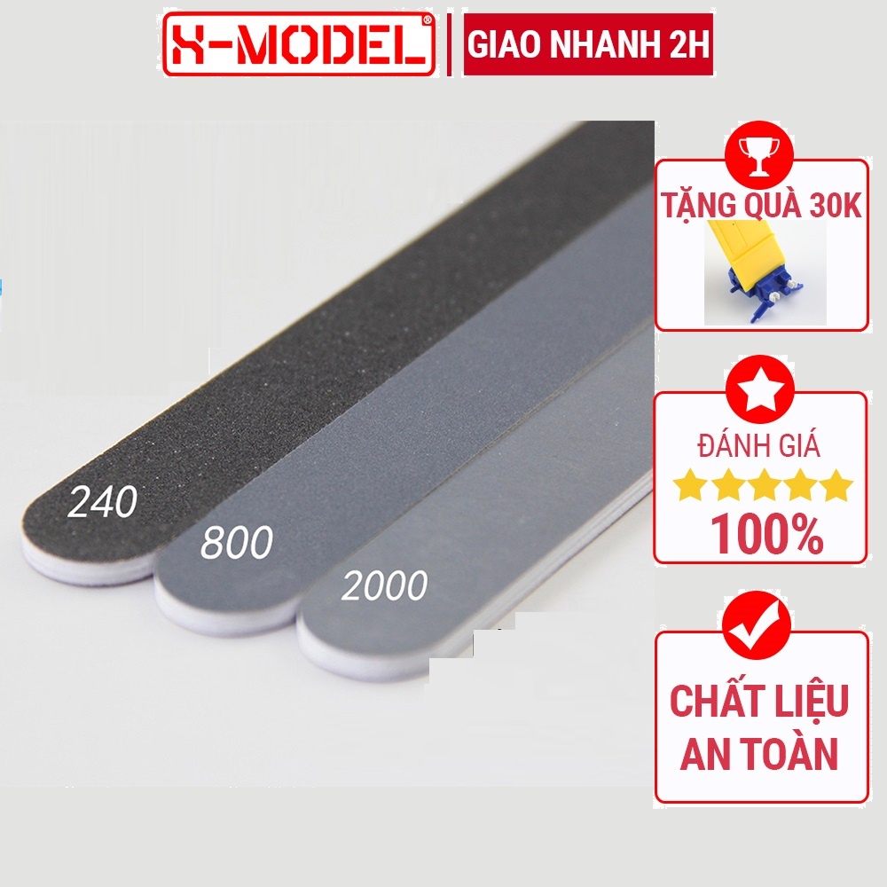 Ảnh Bộ 3 thanh dũa chuyên dụng cho mô hình Gundam 1186 Tool lắp ráp  đồ chơi Anime Nhật Bản X-MODEL 1