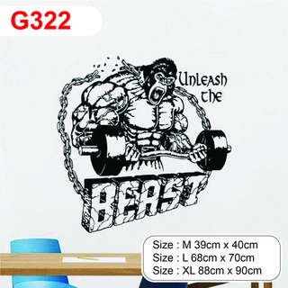 Decal dán trang trí phòng GYM tăng động lực, thu hút khách hàng, tăng doanh thu, tăng sức tập cho khách P13