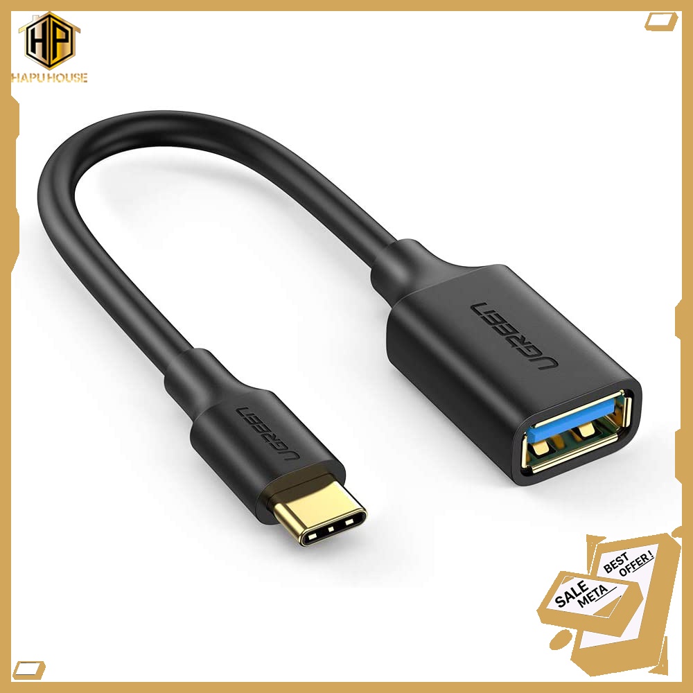 Cáp Otg Usb Type C To Usb 30 Ugreen 30701 Chính Hãng Hapuhouse Shopee Việt Nam 9591