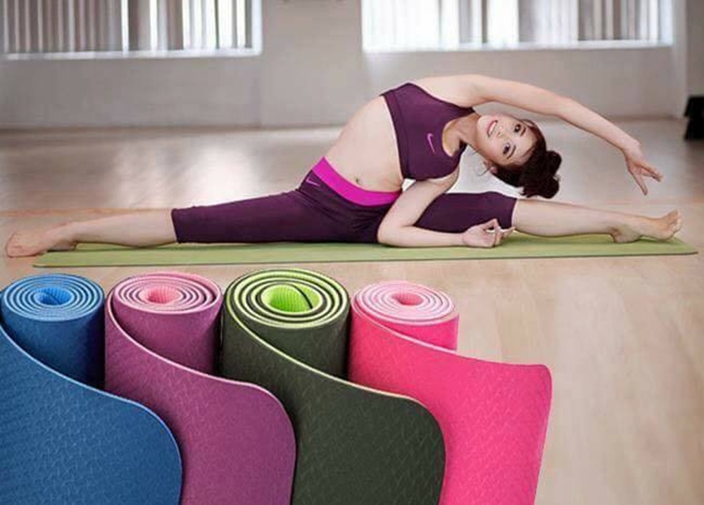 Mô tả Thảm Tập Yoga TPE 6mm 2 Lớp Đại Nam Sport Hàng Loại 1+ Tặng Kèm Túi Và Dây Buộc - 6