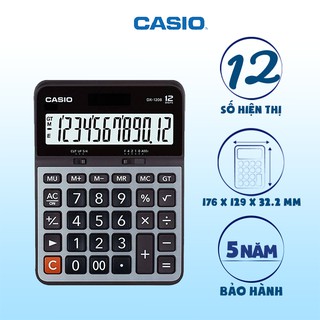 Máy Tính Để Bàn Casio DX-120B (12 Số) Chính Hãng - Chuyên Dụng Cho Kế Toán, Dân Văn Phòng