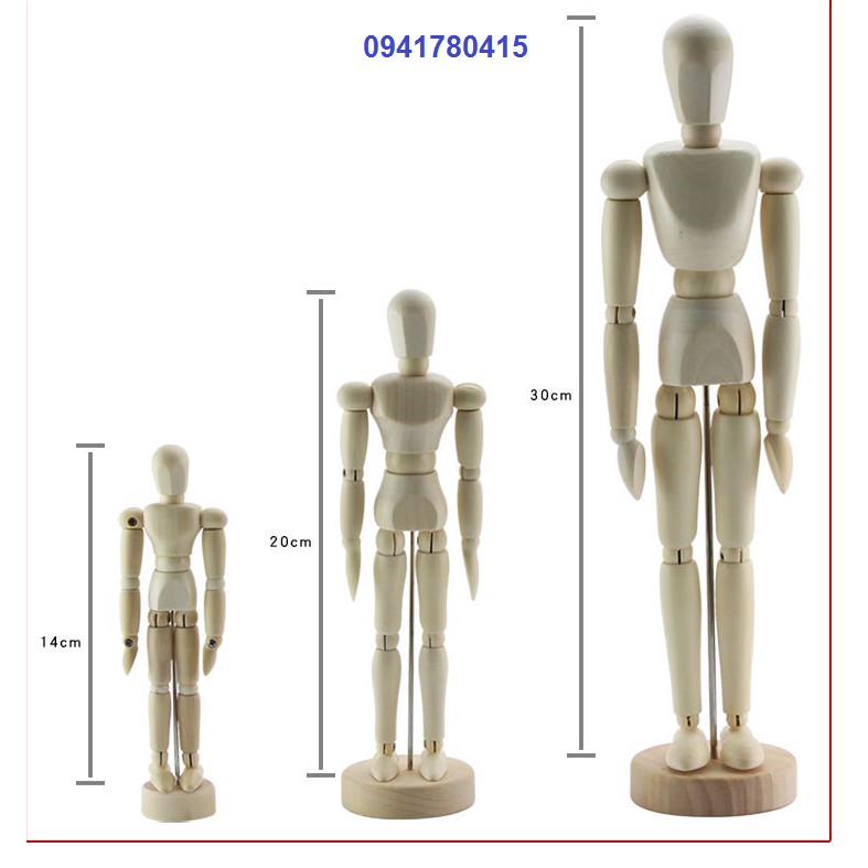 Người gỗ, hình nhân tạo dáng, bàn tay gỗ | Shopee Việt Nam