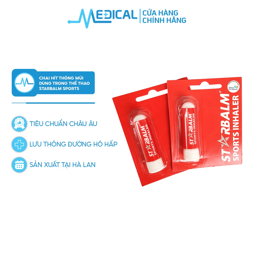Ảnh Chai hít thông mũi STARBALM Sports khi chơi thể thao - MEDICAL 2