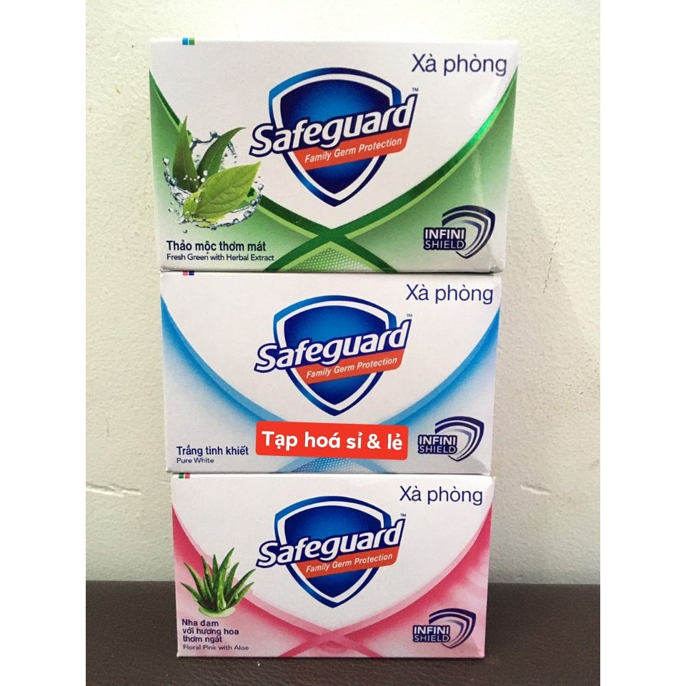 Xà bông cục Safeguard 6 màu, trắng, xanh, hồng 125g/ 115g | BigBuy360 - bigbuy360.vn