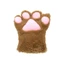 GODD 1 Mèo Con Móng Vuốt Ấm Găng Tay Cosplay Sang Trọng Mitten Cho Halloween