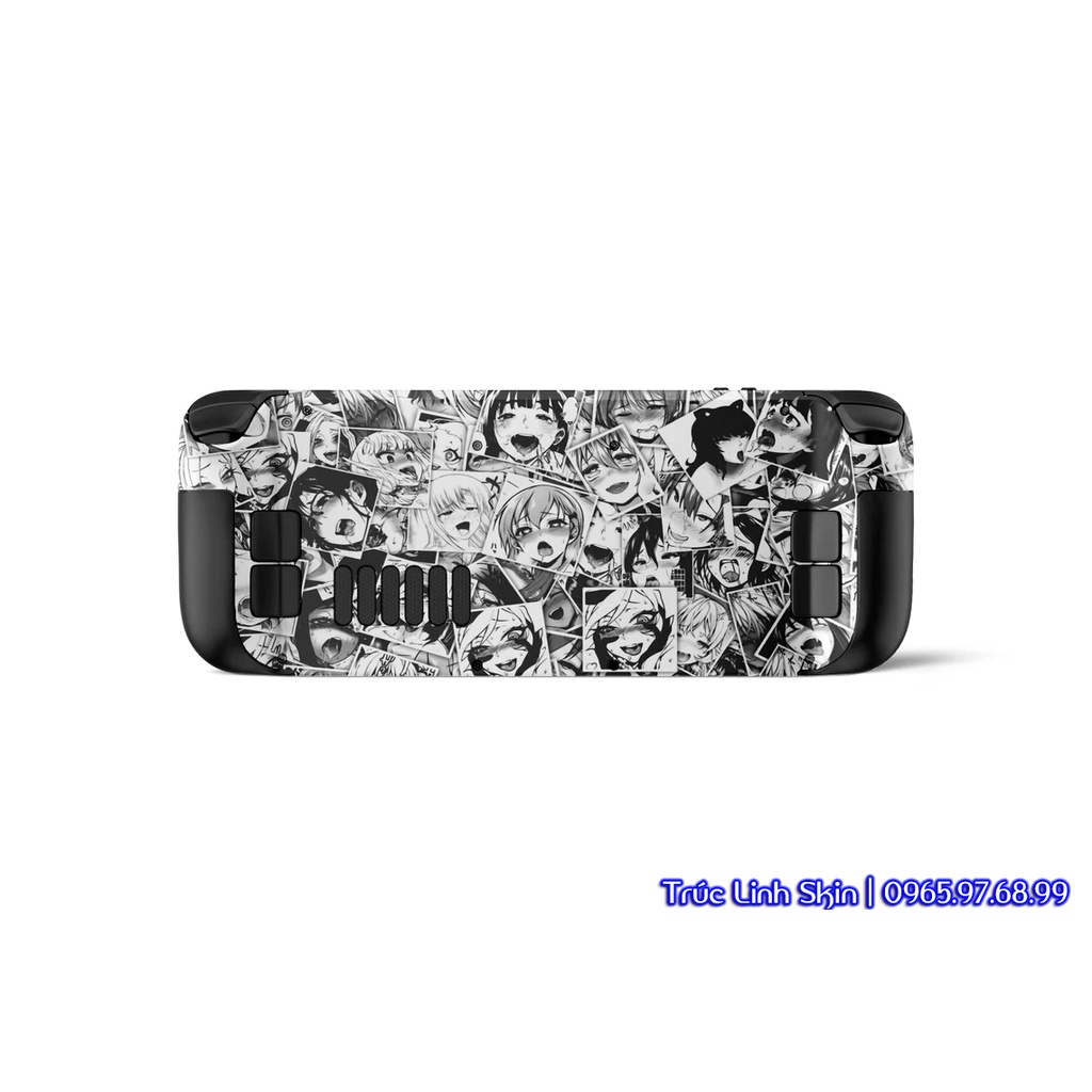 Skin decal dán Steam Deck mẫu Black and White Anime Skin (dễ dán, đã cắt sẵn chuẩn theo khuôn máy)