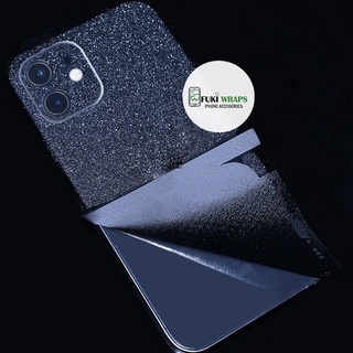 Miếng dán Skin Mặt lưng FULL Viền Màu Black Diamond Matte Dành cho 16 pro max 15 pro max 14 pro max 13 pro max