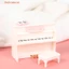 Đàn Piano Nhựa Mini Tỉ Lệ 1 / 12 Trang Trí Nhà Búp Bê