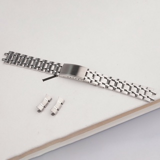 Vòng tay đeo tay cổ điển màu bạc cong 19mm cho Seiko 6139-6012 6139-6010