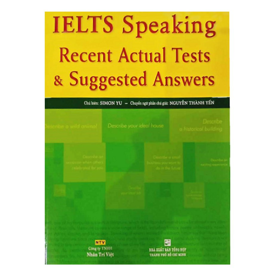 Sách - IELTS Speaking Recent Actual Tests & Suggested Answers | Shopee ...