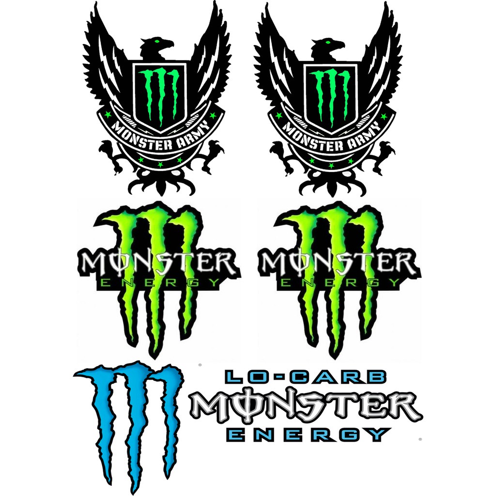 TEM TẤM BỘ MONSTER ARMY DECAL CAO CẤP CHỐNG NƯỚC CHỐNG BAY MÀU - Hàng ...