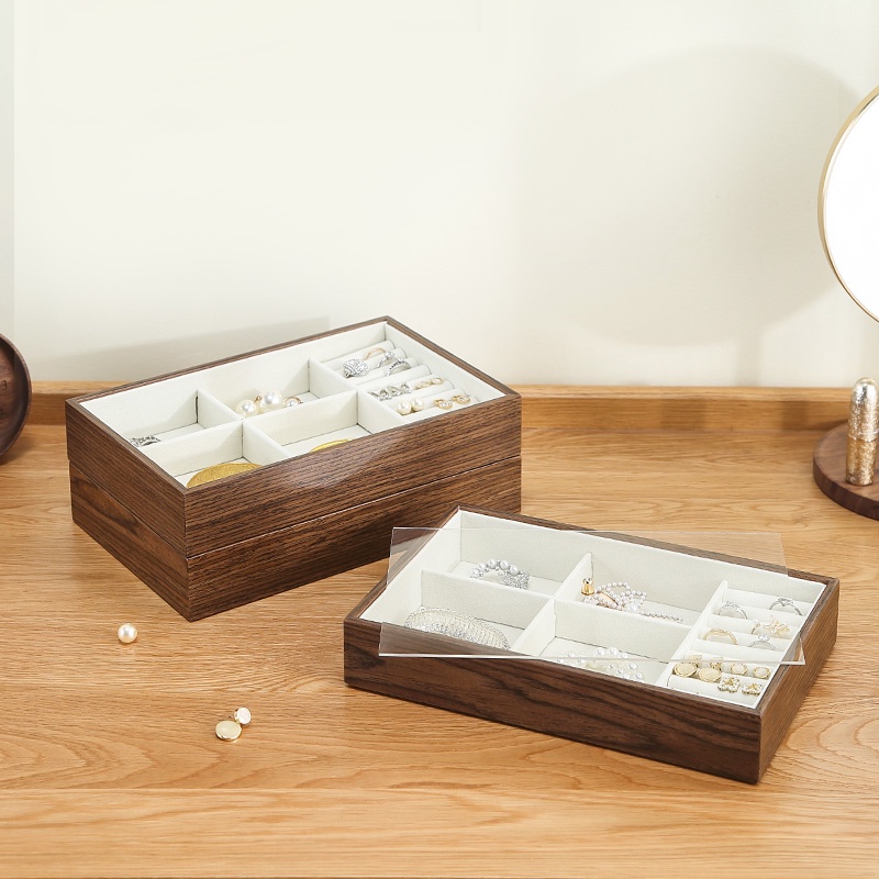 Khay gỗ CASEGRACE đựng trang sức để bàn đa năng tiện dụng