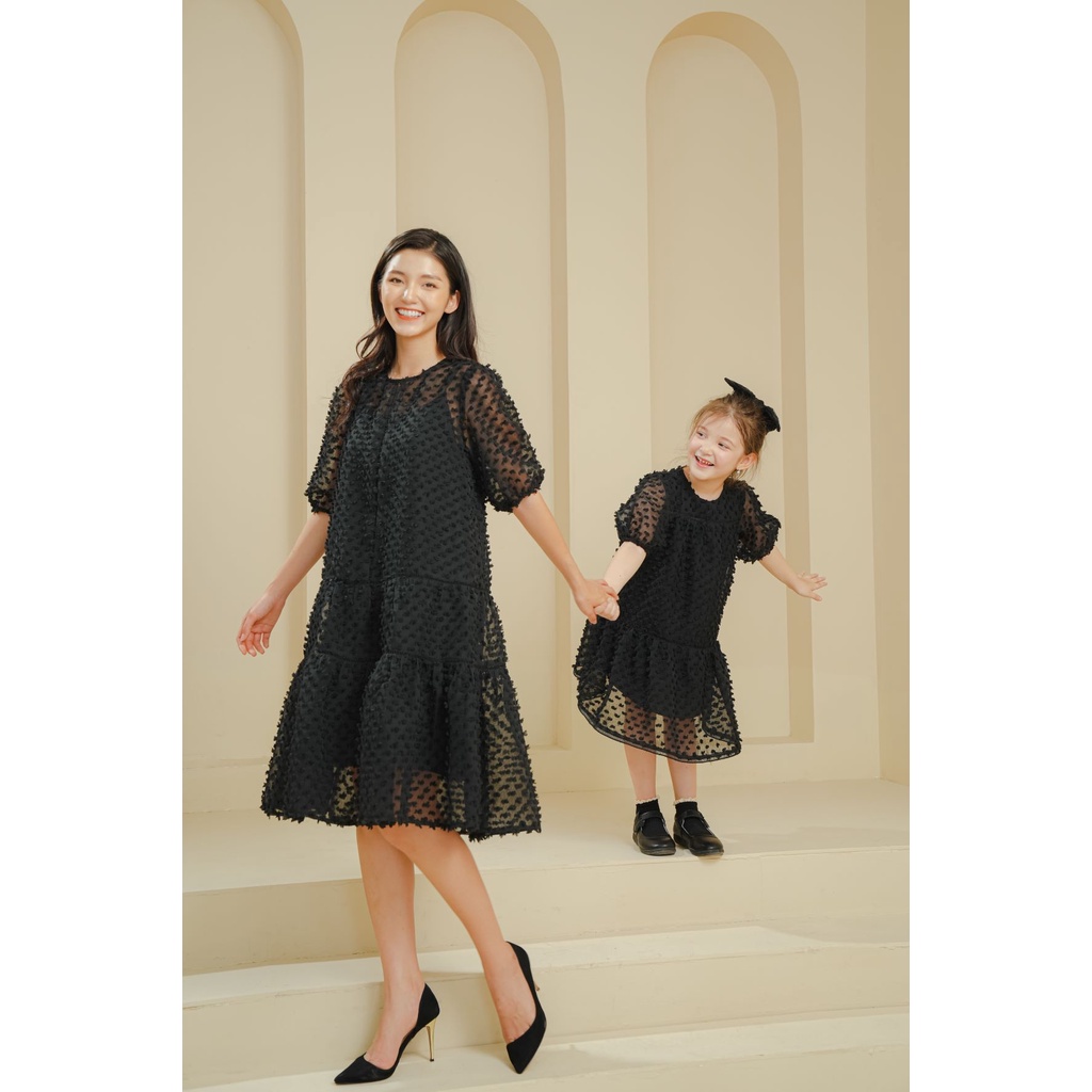 Ảnh De Leah - Đầm Suông 3D Can Ren Thang - Thời Trang Thiết Kế 3