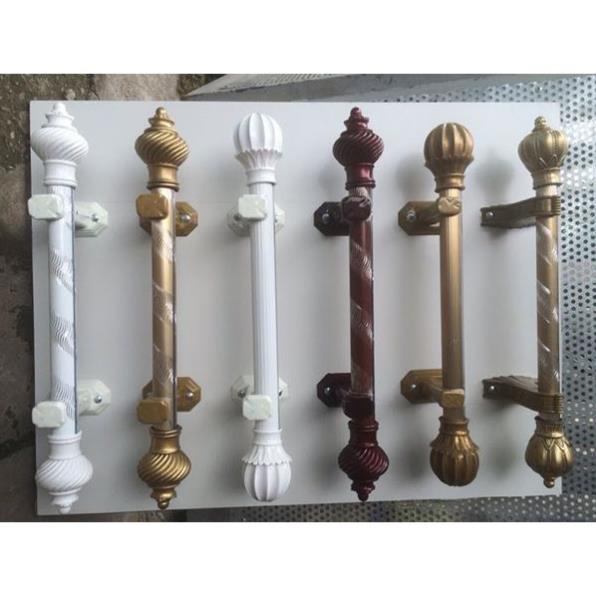 Thanh treo rèm Loại 1 dày chắc, đầy đủ phụ kiện pát đỡ, đầu chụp, cút ...