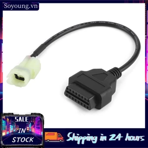 Soyoung Dây Cáp Chuyển Đổi OBD2 Sang 4 Chấu Chất Lượng Cao Cho Xe Máy Honda