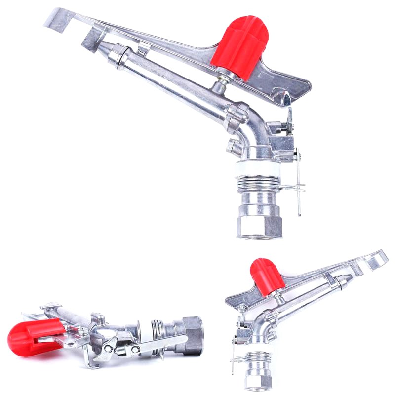 Nước tác động sân vườn 1,5 Inch Hợp kim kẽm bền có thể điều chỉnh 360 độ