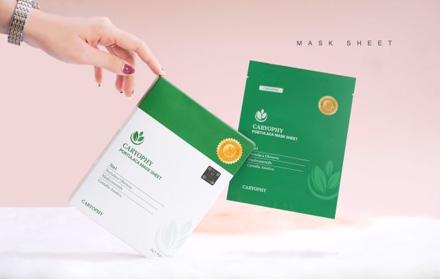Ảnh 1 Miếng Mặt Nạ Caryophy Portulaca Mask Sheet 22g 4