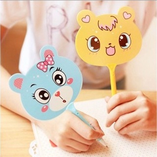 COMBO 5 Bút Bi Kèm Quạt nhiều màu hình thú siêu dễ thương 88236