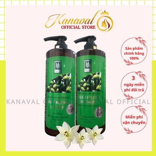 Dầu Gội Cặp Hồng Đạt 72H 1000ml Kanaval Official Chuẩn Salon Giảm Rụng Tóc Phục Hồi Siêu Mượt