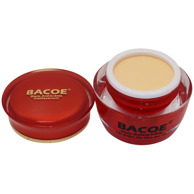 KEM BACOE KEM DƯỠNG TRẮNG BACOE KEM DƯỠNG TRẮNG CẢI THIỆN LÃO HÓA DA BACOE