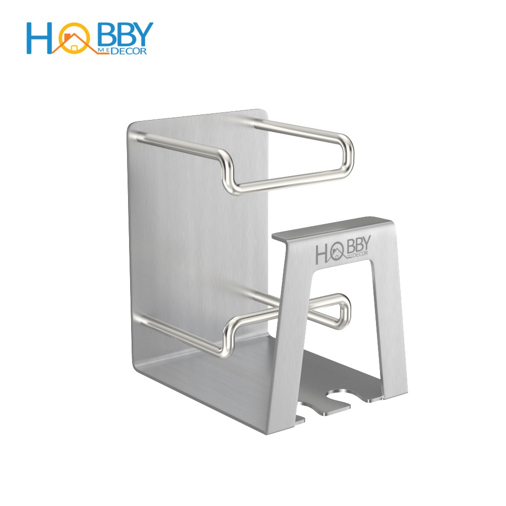 Kệ để bàn chải đánh răng dán tường Hobby home decor KBC31 inox 304 có keo