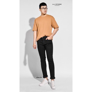 Quần jean nam - Quần Jean nam màu đen form skinny và slimfit có độ co giãn 10F20DPA102CR2