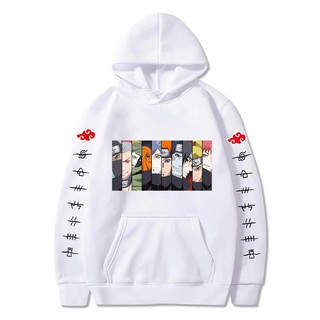 Áo Hoodie Anime Nhật Bản Akatsuki Áo in hình Sasuke