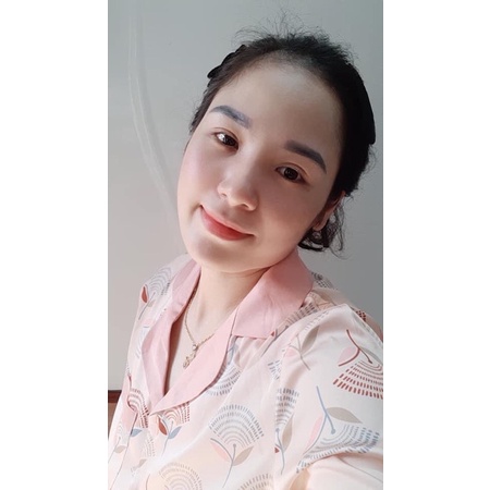 Bộ đồ ngủ,mặc nhà Pyzama lửng hoạ tiết Hoa Bồ Công Anh chất liệu lụa giấy cao cấp Luxury hãng ForMe