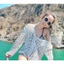 Kính mắt râm mát nữ nam mắt kính không độ thời trang mắt tròn chống tia UV phong cách Hàn Quốc ABICA 010