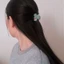 Kẹp Tóc Anh Đào DELMER Acrylic Vintage Lãng Mạn Ngọt Ngào Nữ Kẹp Tóc