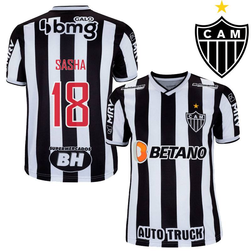 SY3 2021/22 Atletico Mineiro F.C. Trang Chủ Áo Bóng Đá Dáng Rộng