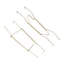 DAYBREAK Tấm Trưng Bày Tường Thời Trang Vô Hình 8 "Đến 16" Inchs W Loại Móc